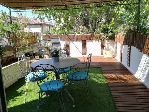 Duplex apartment 55 m² with private terrace.