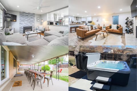 Mile-High Mod Haus, Hot Tub,Large Yard, Volleyball