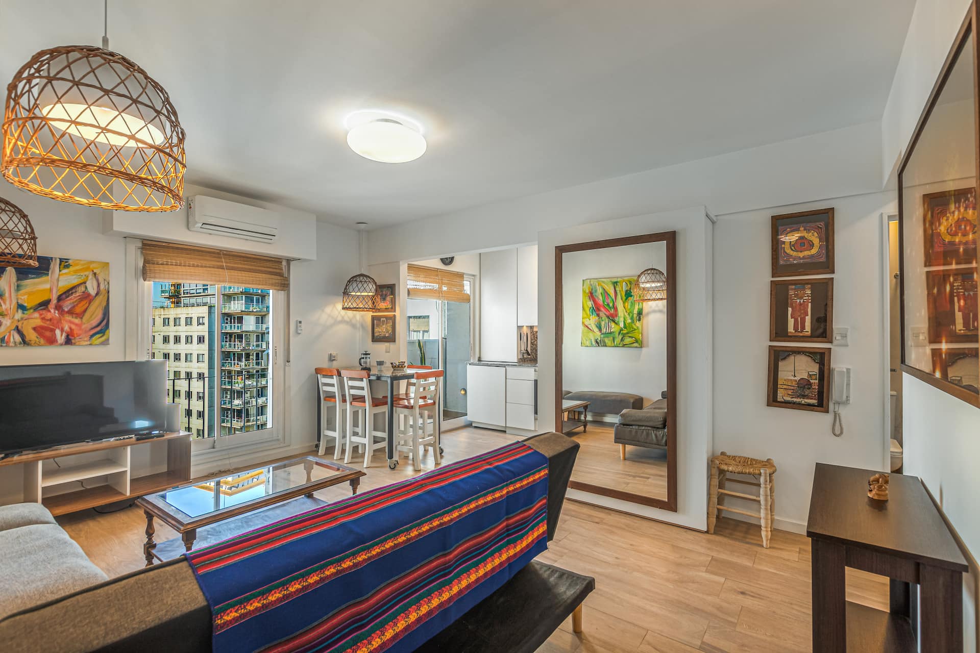 Departamento de 2 dormitorios con vista en Palermo Soho