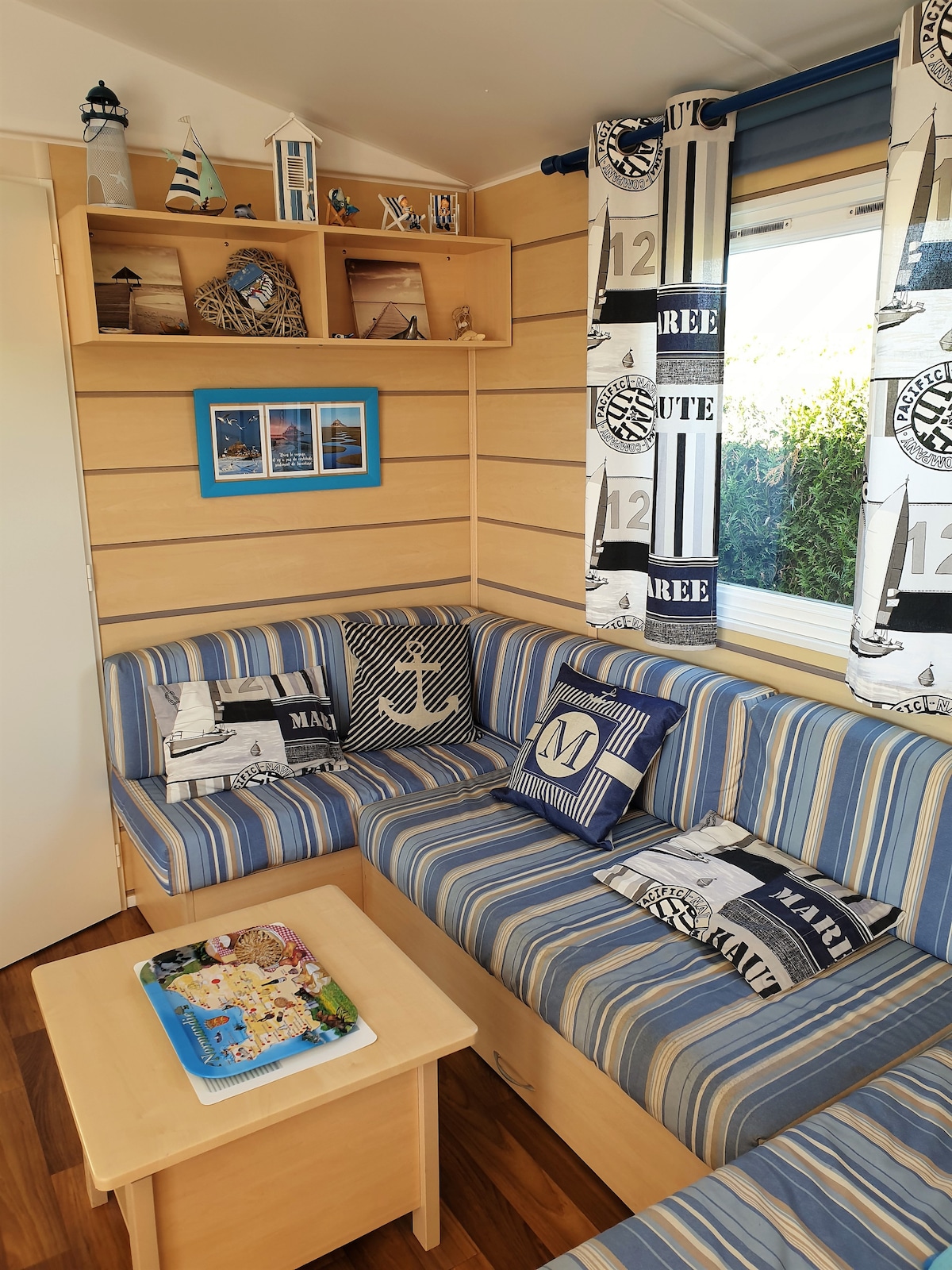 Top Airbnb: "MARIE-CANNELLE" Mobile home near Granville en Saint Pair Sur Mer