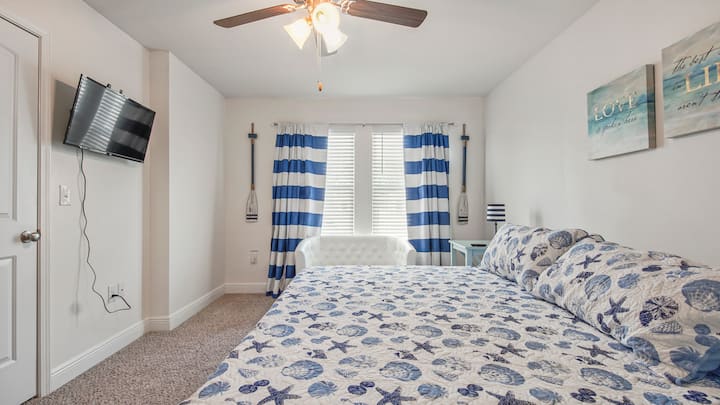 Všetky tri spálne sú neuveriteľne pohodlné na odpočinok.