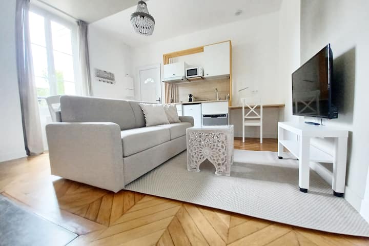 🤍 ÉVasion Bohème 🤍 ÉLégant 4p★gare à 2’ 🏡Jardin - Le Mans