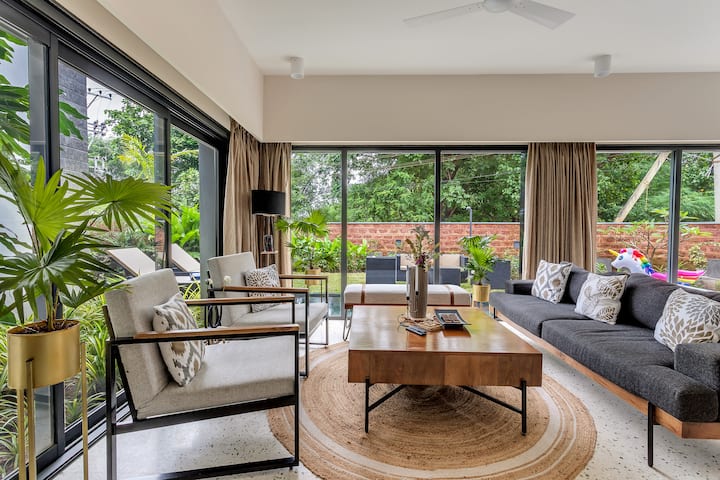 Seating area in the living room