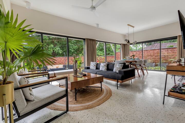 Seating area in the living room