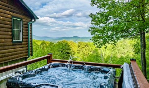 Secluded/Hot tub/Fast Wifi/Mountain View