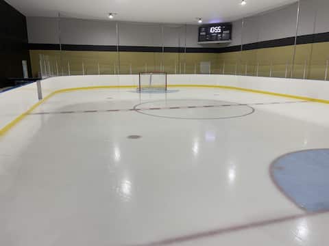 Top Airbnb: Custom home, with indoor ice hockey rink. in Peterborough