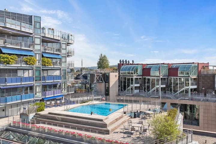 Aker Brygge Sea View – Elegant 2BR Apt, 9th Floor