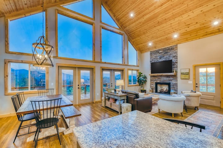 ¡No hay mejor vista mientras preparas la cena desde la cocina totalmente abastecida!