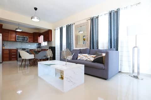STUNNING 2-BR 2-BATH APT W/ AC GARAGE & ROOF TOP