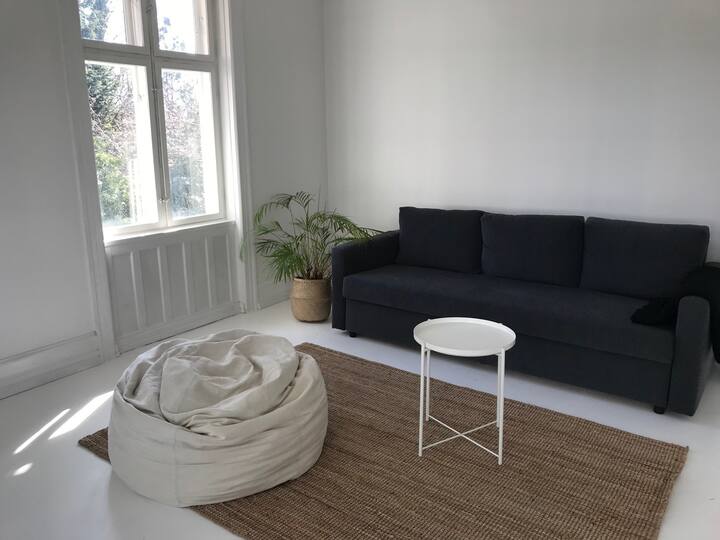 Sofa arrangement med sovesofa