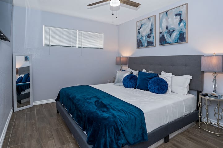 Luxury 1br! King Bed! Close To Uh, Nrg & Toyota Center! - Houston, TX