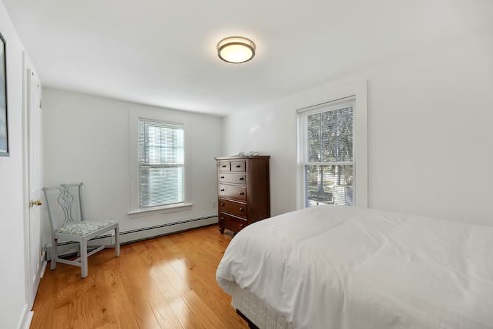 Rest peacefully in bedroom #3, located on the second floor, graced with a comfortable, full-sized bed and a chest of drawers to organize your clothes.
