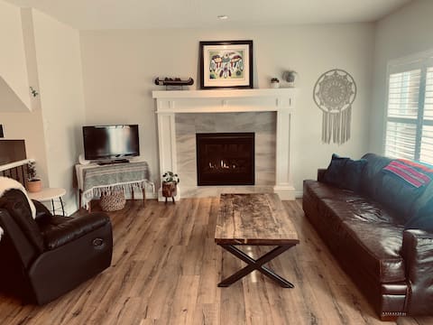 Dogs are welcome in our family-friendly home