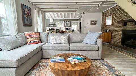 Majestic French Style Farmhouse on Private 6 acres