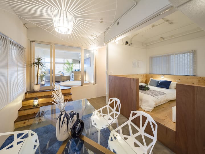 ミニプールのあるお部屋♪石垣港ターミナル徒歩5分！ - Ishigaki
