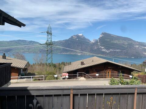 Chalet mit aussicht auf Thunersee und Niesen