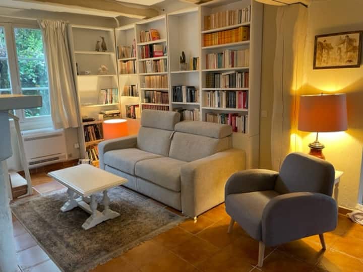Sala de estar TV, sofá de 3 plazas convertible cama de 140 cm