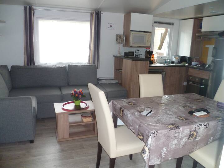 Mobil Home A 300 Metres De La Plage- 6/8 Personnes - Saint-Michel-Chef-Chef