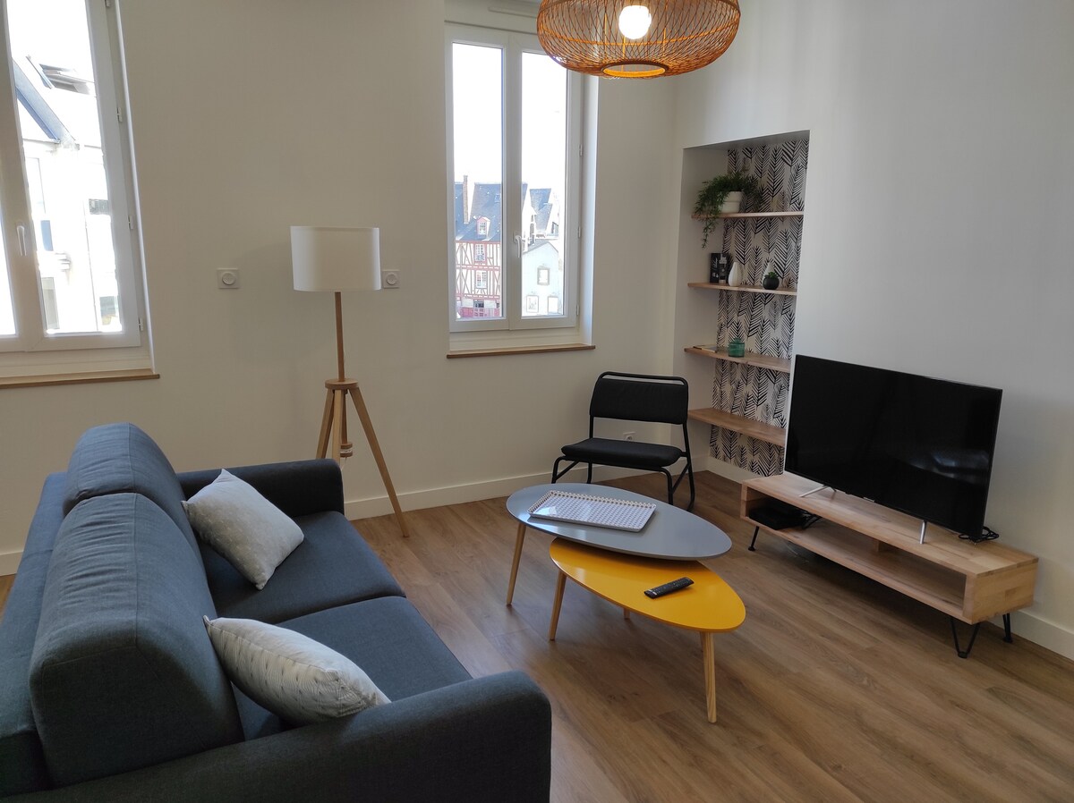 Propriété Airbnb réussie: Atypical 70 m2 "duplex" apartment in the heart of Le Mans à Le Mans
