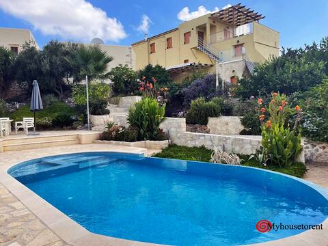 Entire property, 2 houses together for 2 families