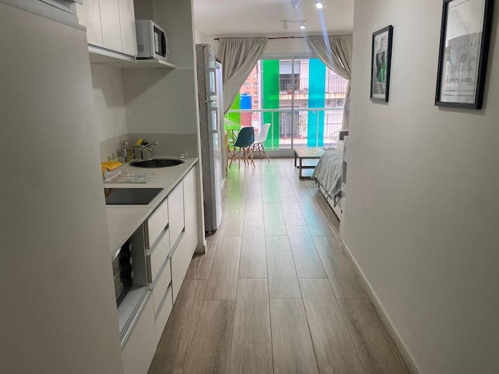 Fully equipped studio apartment in Villa Crespo