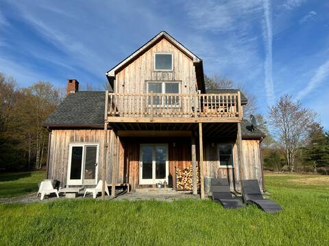 An Eclectic Private Cabin on Ten Wooded Acres
