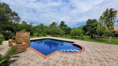 Villa Ram includes pool , jacuzzi, kiosk.