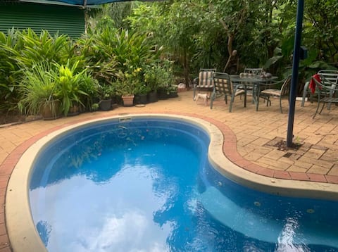 Popular Airbnb listing: Cabin Located Next to Pool on 5 acres in Northern Territory
