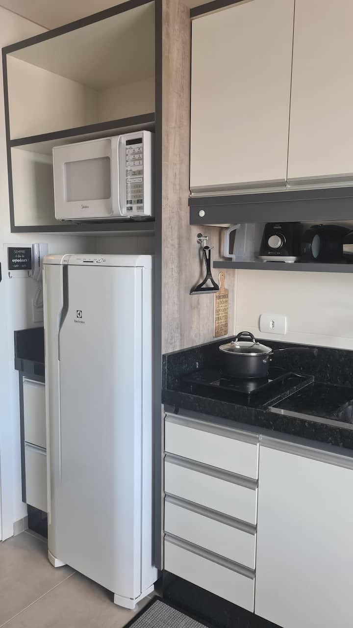 Studio Cwbe Moderno Confortável Apartamento Flat - Curitiba