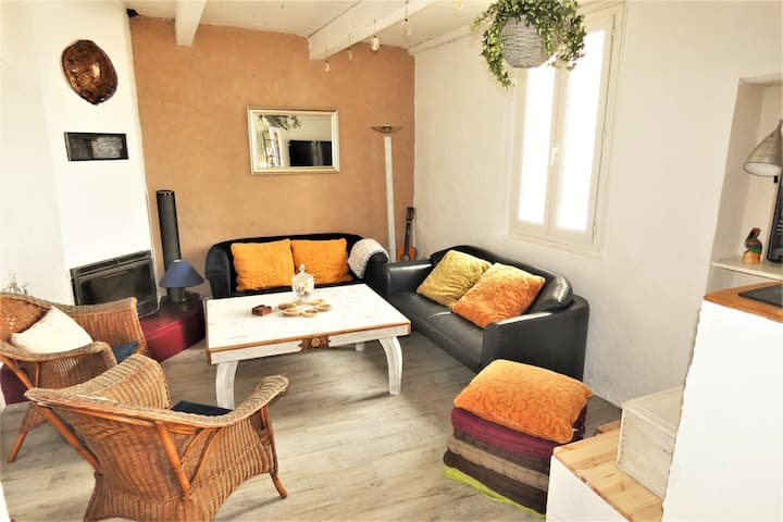 Grande Maison De Village Avec Jardin Et Terrasse - Aude