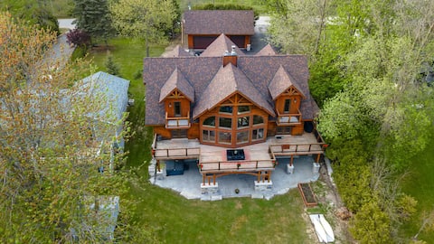 Cozy Bear Log Home-Lake front