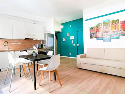 Top performing Airbnb: Ottanio House hydromassage a/c 70m to the sea in Lavagna