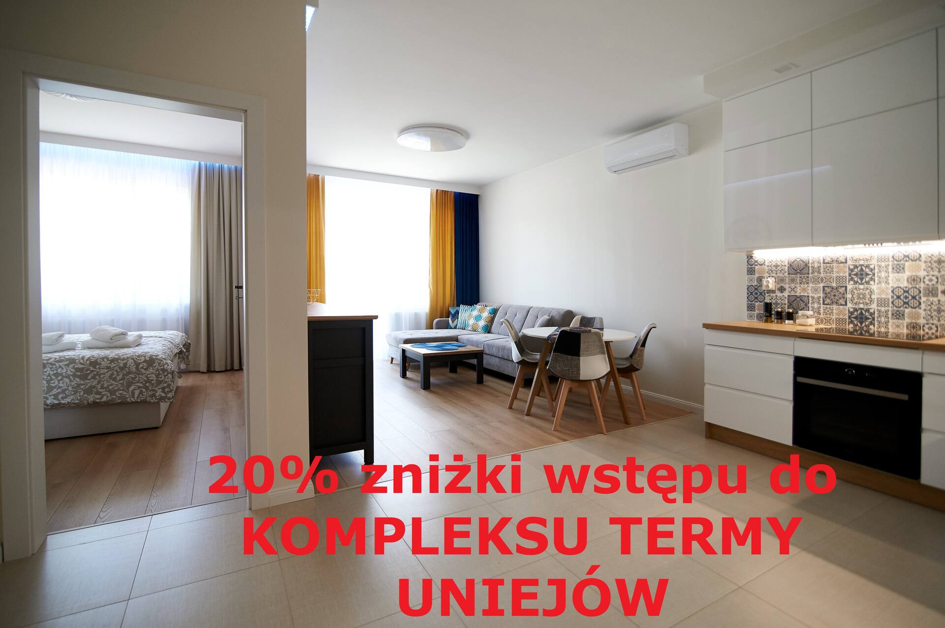 Apartment with a garden