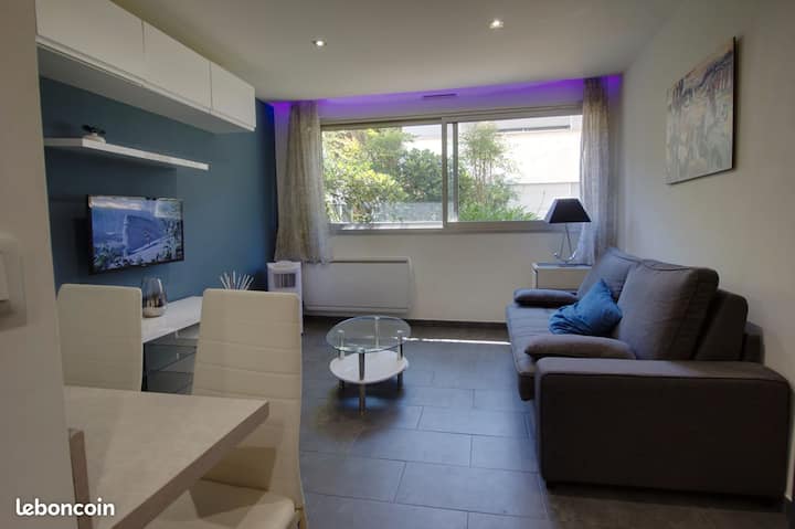 Studio éQuipé Direct Plage Entre Nice Et Cannes - Villeneuve-Loubet