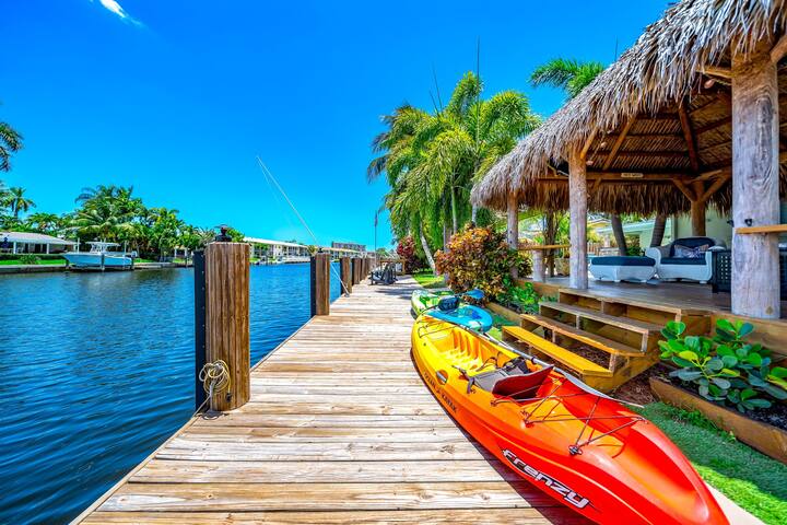 Heated Pool + Kayaks! Tiki Hut & Close To Beach! gallery image 5