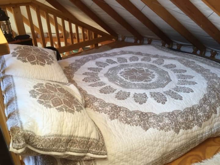 Loft double bed