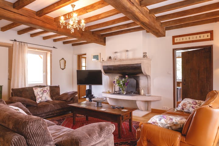 Maison 4 Ch Clim. Piscine Chauffée Jardin Au Calme - Châtillon-sur-Chalaronne