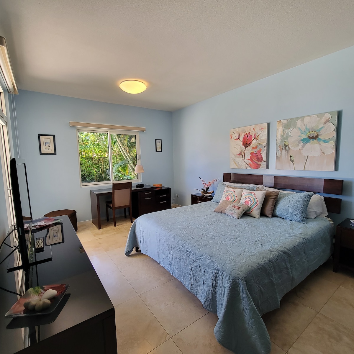 Master bedroom with work area