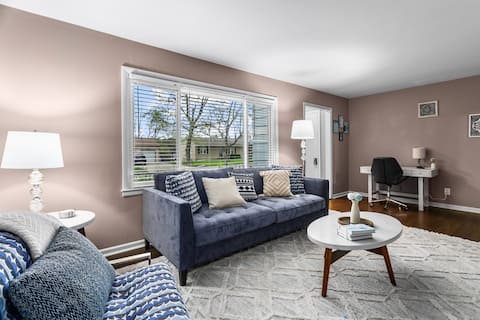 Sleeps 7|3BR| Near MCI & GEHA|Gladstone