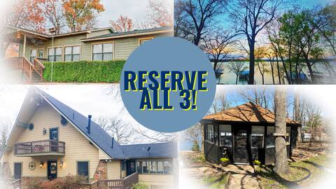 Private Oasis! 3 houses! reunions/weddings/events!