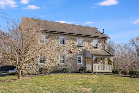 Historic Stone Mill in Lancaster Countryside