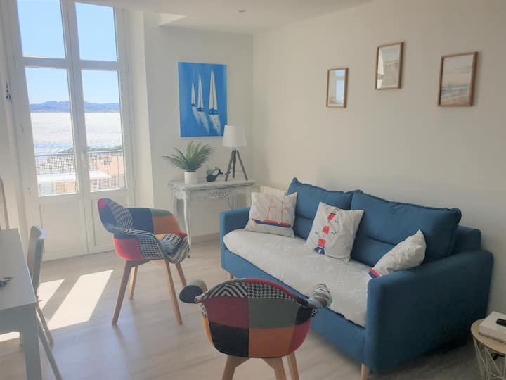 Loft Mezzanine Superbe Vue Mer - Golfe St-tropez. - Plage de la Croisette - Sainte-Maxime