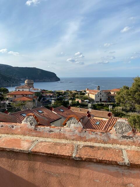 TWO-ROOM APARTMENT WITH SEA VIEW CAPRAIA EST