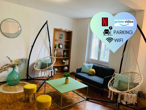 big city house with modern design furniture