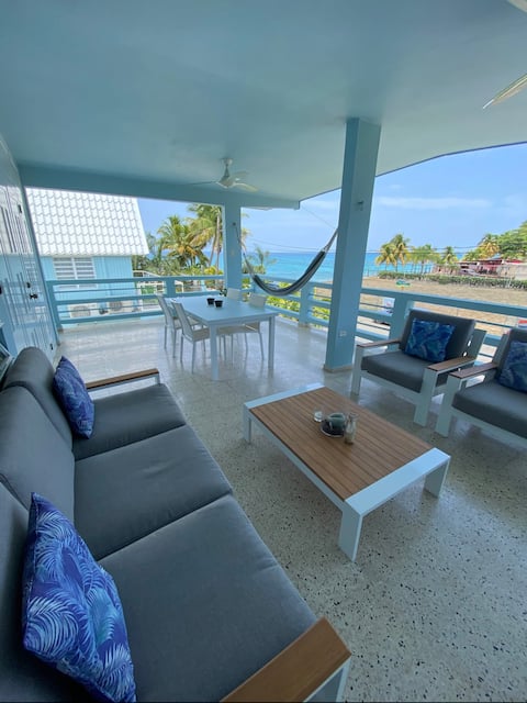 Popular Airbnb listing: Best Beach House, Direct Ocean Views in Sea Beach! in Stella