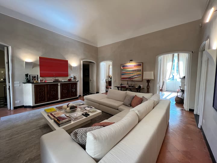 Luxury Casa Samali By "At Home" - Courtyard & Sea - Camogli
