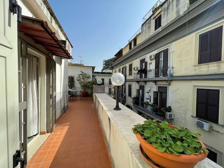 Zwei helle Terrassen am Dom - Airbnb