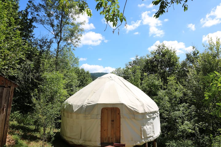 Patagonia Camp yurts