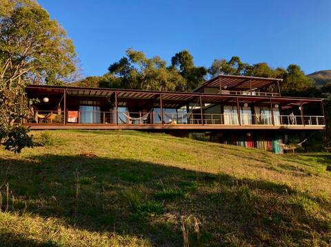 Sophistication in the mountains. Site, swimming pool and sauna