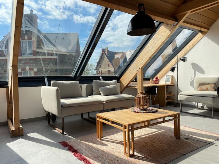 Stunning Seaside View Appartment, With Pool. - Dinard